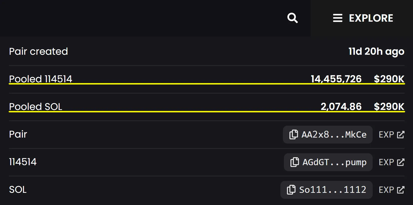 野獣先輩コインの流動性プール（2026年1月）